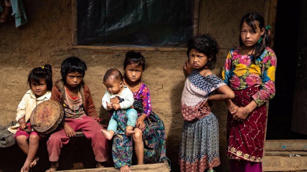 Local Nepali girls in the village where we operate