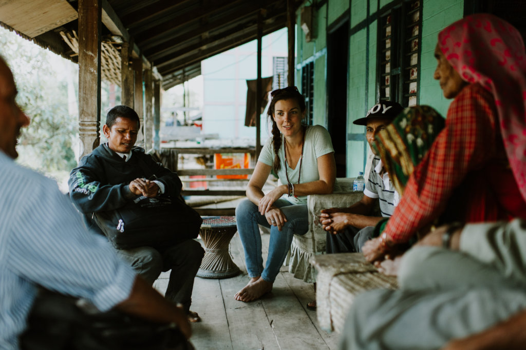 Meeting with the Village Development Committee