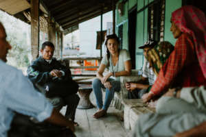 Meeting with the Village Development Committee