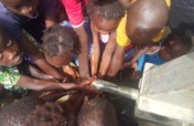 Water well 1300 people in Chargel village - Gambia