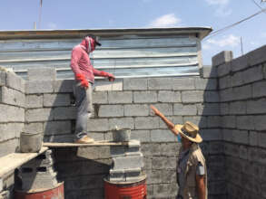 Shelter construction in Erbil, Iraq