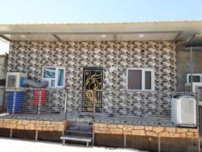 Renovated home in Iraq refugee camp