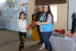 Syrian refugee child wins a prize from WRD games