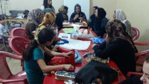 Sewing training for women