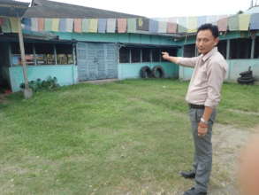 The site of the soon to be open noodle factory.