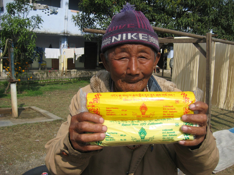 Tibetan refugees in exile in Tezu, India