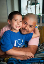 St. Jude Patient, Tristen with Dad