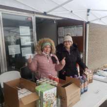 Our Natural Helpers Brave the Cold for the Pantry