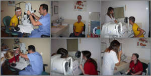 Vision screening at an orphanage