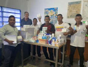 Thankful for the medicine donations!