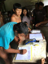 Documentation was carried out during distributions