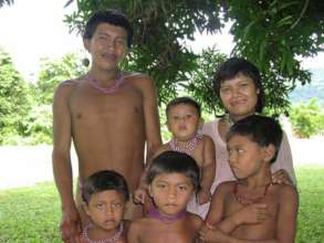 Jkali (center) & family. Historical photo by Eglee