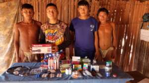Community members' delivery resupplied the clinic