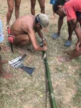 Installing the antenna of the new radio
