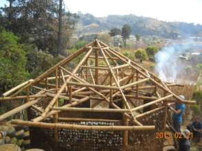 Bamboo roof