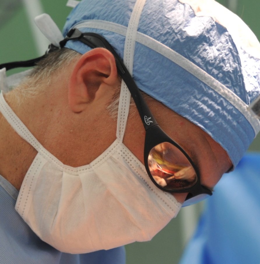 Dr. Sharps hard at work
