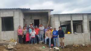 Beneficiary families who will receive new homes