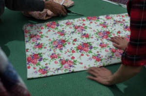 New purchased fabric