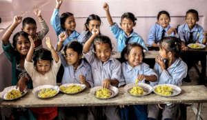 Day-meal to keep 200 deprived children at school