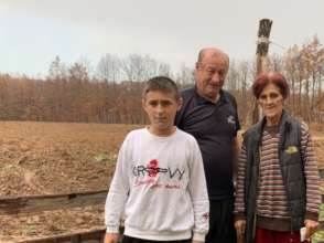 Sabit and Rabije with their nephew Eliot