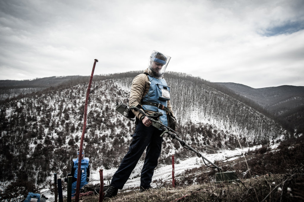 Removing mines to make families safe in Kosovo