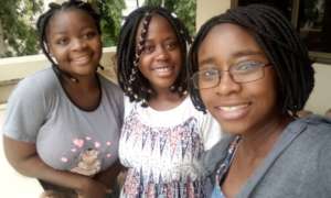 Cecilia, pictured far right