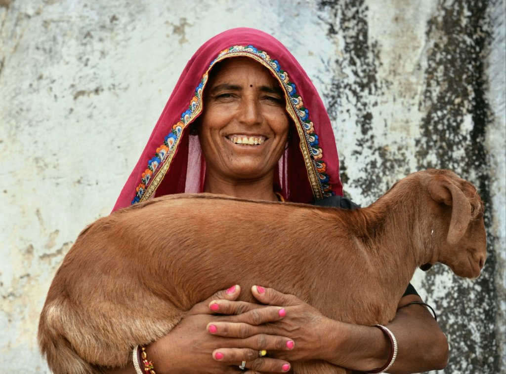 Give A Goat to A Poor Rural Women