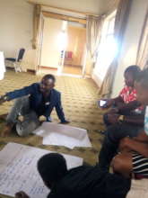 Our Executive Director during group work exercise