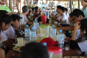 Having the meals in group