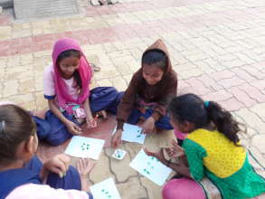 Creativity through finger painting