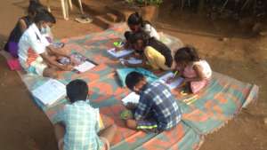 Activities with children at their doorstep
