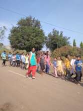 Rally during child rights week