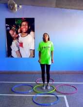 Emily leading a session