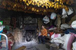 A very common kitchen for many Albanian villages.