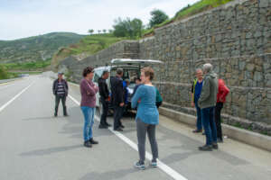 Unopened roads make for great meeting points