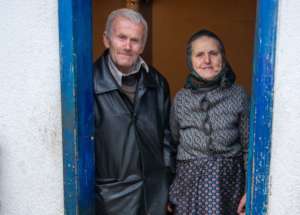 Villagers near Mokra