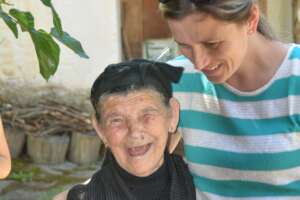 Vaide, 80, with Nikoleta