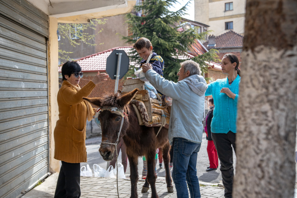 In Albania, Food and Medicine for the Poor