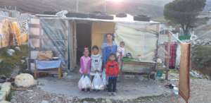 Aid delivery in Gjirokaster
