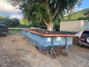 Hurricane debris collection bin