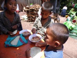 Enjoying a healthy meal