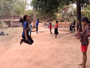 Rope skipping - getting those heart-rates up!