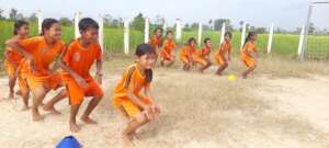 Rural outreach sports session