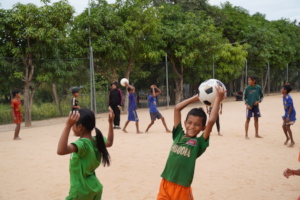 Kids enjoying sports