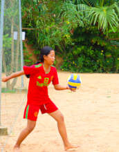 Volleyball is the second most popular sport