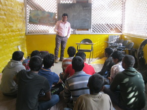 10 boys enrolled for two wheeler repairing course