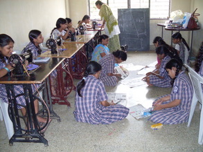 Learning tailoring skills for future betterment