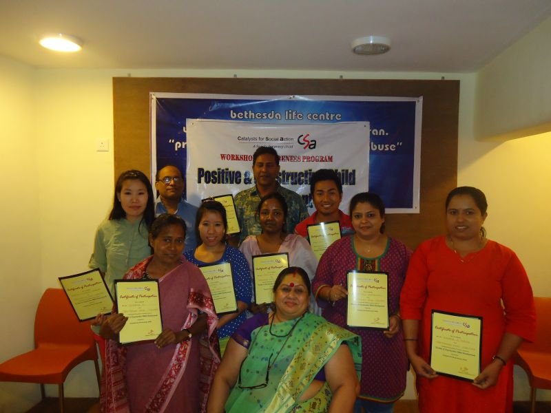 Participants received certificates