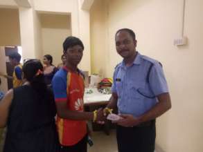 Felicitating Firemen