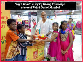 'Buy One Give One' campaign at a Retail Store